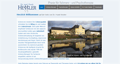 Desktop Screenshot of dr-frank-hessler.de