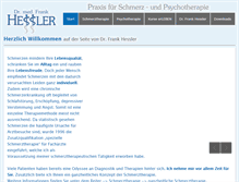 Tablet Screenshot of dr-frank-hessler.de